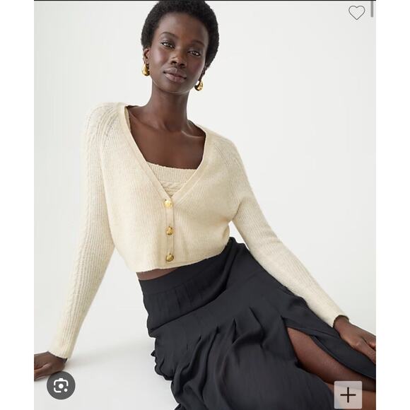 NWT J Crew Sweater Tank Set 2XL Merino Wool Alpaca Quiet Luxury Academia Preppy - Picture 2 of 16